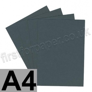Colorset Recycled Paper, 120gsm, A4, Dark Grey