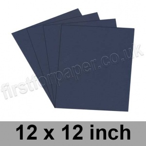 Colorset Recycled Card, 350gsm, 305 x 305mm (12 x 12 inch), Deep Blue