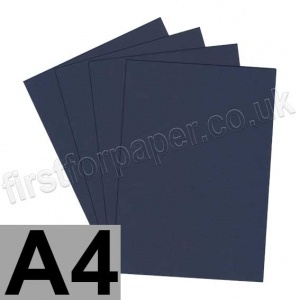 Colorset Recycled Card, 350gsm, A4, Deep Blue