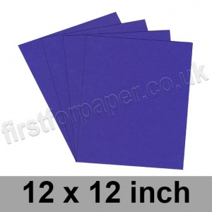 Colorset Recycled Card, 270gsm, 305 x 305mm (12 x 12 inch), Indigo