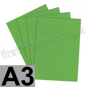 Colorset Recycled Card, 350gsm,  A3, Lime