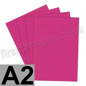 Colorset Recycled Card, 270gsm, A2, Magenta