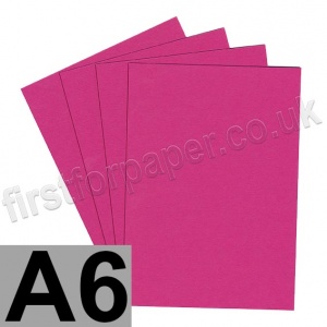 Colorset Recycled Card, 270gsm,  A6, Magenta