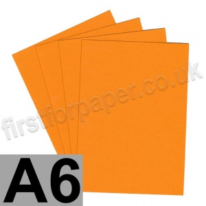 Colorset Recycled Card, 270gsm,  A6, Mango