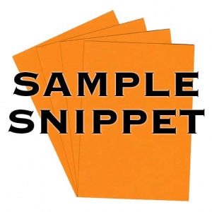 Sample Snippet, Colorset, 270gsm, Mango