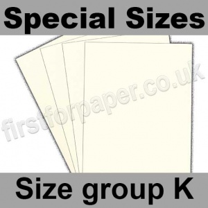 Colorset Recycled Paper, 120gsm, Special Sizes, (Size Group K), Natural