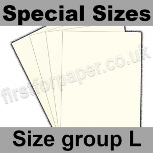 Colorset Recycled Paper, 120gsm, Special Sizes, (Size Group L), Natural