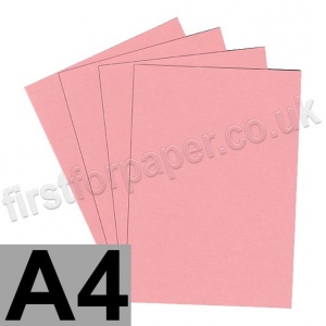 Colorset Recycled Card, 350gsm,  A4, Pink Ice