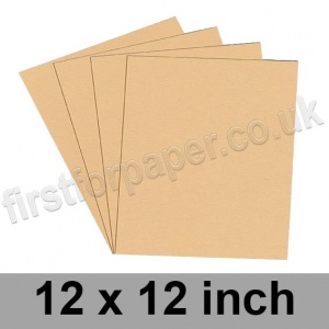 Colorset Recycled Paper, 120gsm, 305 x 305mm (12 x 12 inch), Sandstone