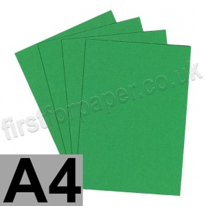 Colorset Recycled Card, 350gsm,  A4, Spring Green