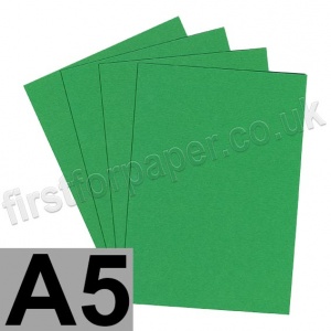 Colorset Recycled Card, 350gsm,  A5, Spring Green