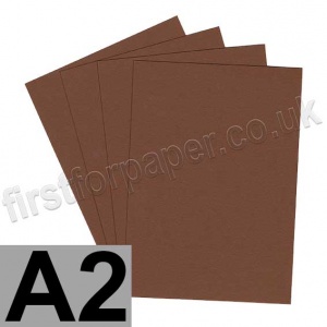Colorset Recycled Card, 270gsm, A2, Tuscan Brown