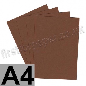Colorset Recycled Card, 270gsm,  A4, Tuscan Brown