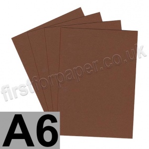 Colorset Recycled Card, 270gsm,  A6, Tuscan Brown