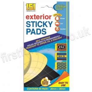 Exterior Sticky Pads, Pack of 80