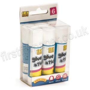 Pack of 6 Glue Sticks 8g