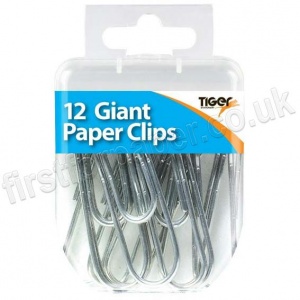 Tiger, Giant Paper Clips, Pack of 12