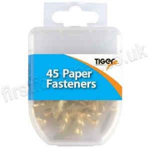 Tiger, Paper Fasteners, Pack of 45