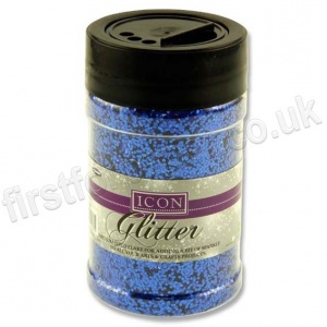 Icon Glitter, Medium Sized Flake, 110g - Blue