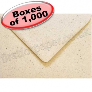 Abbey, Fleck Sand Recycled Envelope, C6 (114 x 162mm) - 1,000 Envelopes