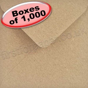 Abbey, Fleck Kraft Recycled Envelope, 130 x 130mm - 1,000 Envelopes