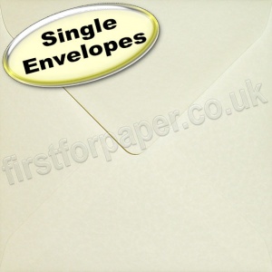 Anvil Hammer, Textured Greetings Card Envelope, 155 x 155mm, Ivory