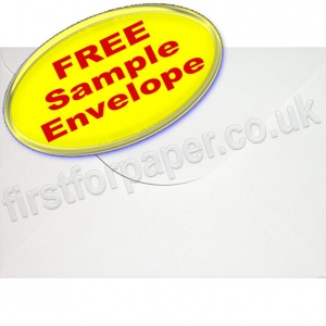 •Sample Anvil Hammer Textured Envelope, C5, White