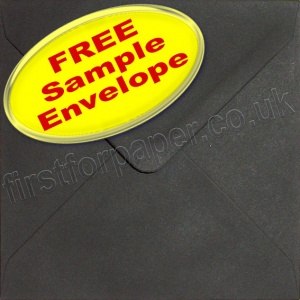 Sample Spectrum Envelope, 130 x 130mm, Black