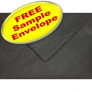 Sample Spectrum Envelope, 125 x 175mm, Black