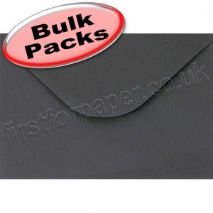 Spectrum Greetings Card Envelope, C5 (162 x 229mm), Black - 1,000 Envelopes