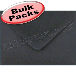Spectrum Greetings Card Envelope, C7 (81 x 111mm), Black - 1,000 Envelopes