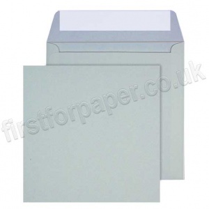 Calypso Colour Envelopes, Peel & Seal, 155 x 155mm, Fossil Grey - Box of 500