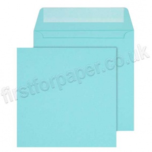 Calypso Colour Envelopes, Peel & Seal, 155 x 155mm, Mid Blue - Box of 500
