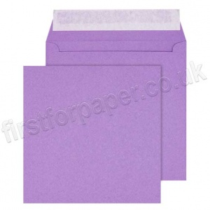 Calypso Colour Envelopes, Peel & Seal, 155 x 155mm, Purple - Box of 500