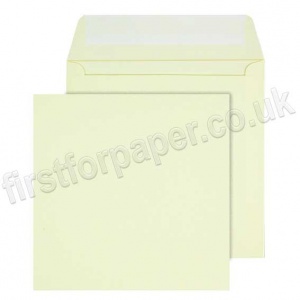 Calypso Colour Envelopes, Peel & Seal, 155 x 155mm, Rich Cream - Box of 500