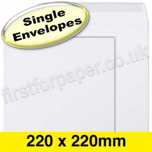 Calypso, Peel & Seal, Greetings Card Envelope, 220 x 220mm, White