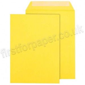 Calypso Colour Envelopes, Peel & Seal, C4 (324 x 229mm), Daffodil - Box of 250