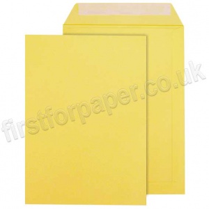 Calypso Colour Envelopes, Peel & Seal, C4 (324 x 229mm), Golden Yellow - Box of 250
