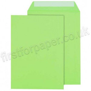 Calypso Colour Envelopes, Peel & Seal, C4 (324 x 229mm), Mid Green - Box of 250