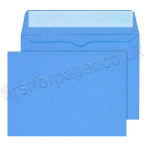 Calypso Colour Envelopes, Peel & Seal, C6 (114 x 162mm), Bright Blue - Box of 500