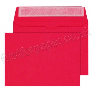 Calypso Colour Envelopes, Peel & Seal, C6 (114 x 162mm), Dark Red - Box of 500
