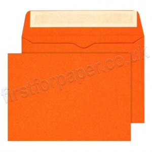 Calypso Colour Envelopes, Peel & Seal, C6 (114 x 162mm), Orange - Box of 500