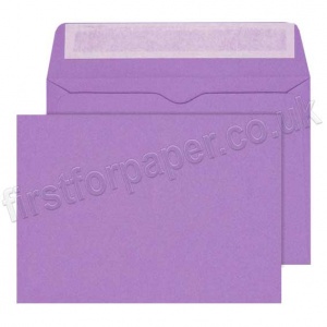 Calypso Colour Envelopes, Peel & Seal, C6 (114 x 162mm), Purple - Box of 500