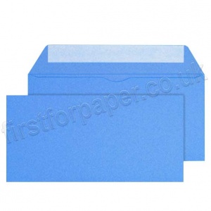 Calypso Colour Envelopes, Peel & Seal, DL (110 x 220mm), Bright Blue - Box of 500