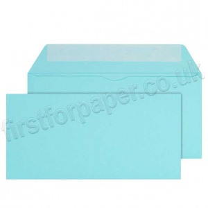Calypso Colour Envelopes, Peel & Seal, DL (110 x 220mm), Mid Blue - Box of 500