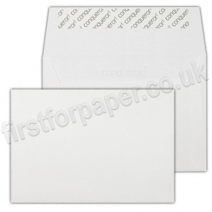 50 C6 Conqueror Laid (Textured) Cream Envelopes (¼ A4 - View #6