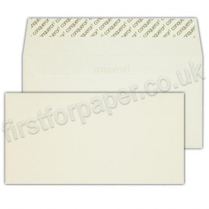 Conqueror Texture Laid Envelopes, DL (110 x 220mm) Vellum - Box of 500