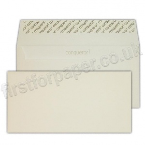 Conqueror Smooth Wove Envelopes, DL (110 x 220mm) Cream - Box of 500