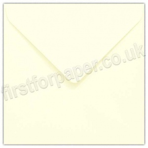 Colorset Recycled Gummed Envelopes, 155mm Square, Natural