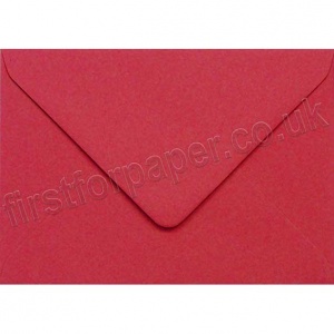 Colorset Recycled Gummed Envelopes, C6 (114 x 162mm) Crimson